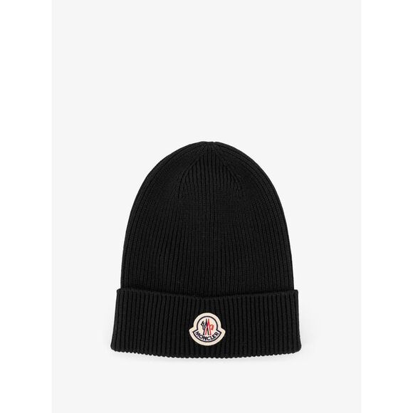 Moncler Men Virgin Wool Beanie Hat - Picture 1 of 2